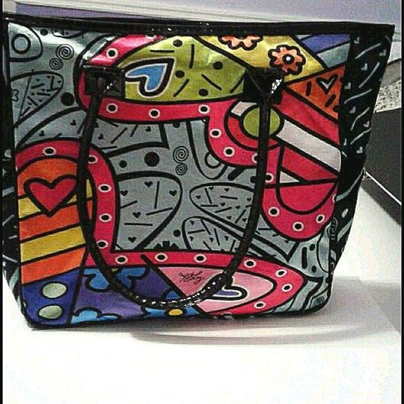 Kati Lez Retro Y2K Colorful Butterflies Trendy Artsy Tote Bag - Picture 1 of 8